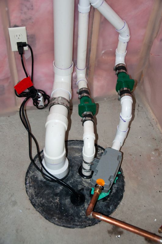 Basement Drainage Installation in Warwick, RI