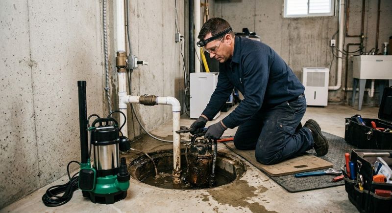 Basement Sump Pump Service in Boston, MA