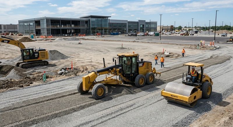 Parking Lot Gravel Repair in Acworth, GA