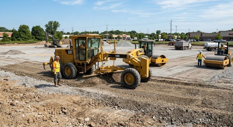 Parking Lot Leveling in Cumming, GA